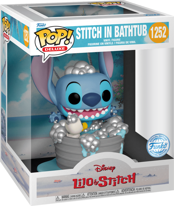 Lilo & Stitch - Stitch in Bathtub Deluxe Pop! Vinyl Figure