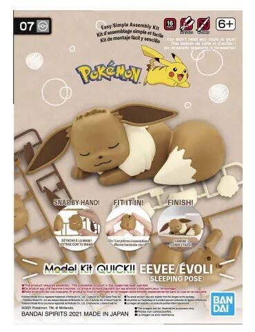 Pokémon - Model Kit Quick!! 07 - Eevee (Sleeping Pose)