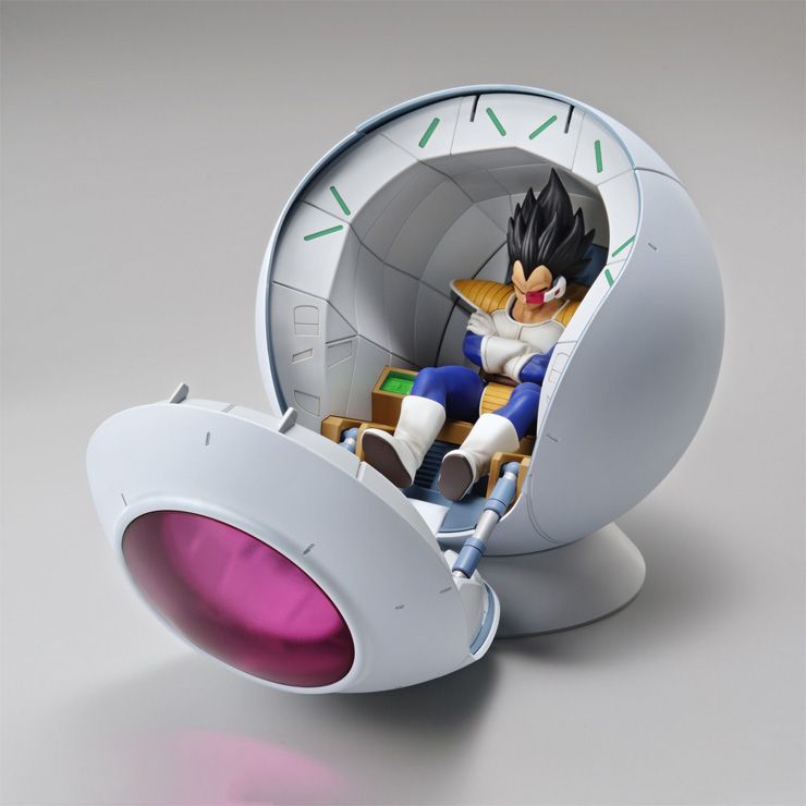 DRAGON BALL - FIGURISE MECHANICS - SAIYAN SPACE POD WITH VEGETA