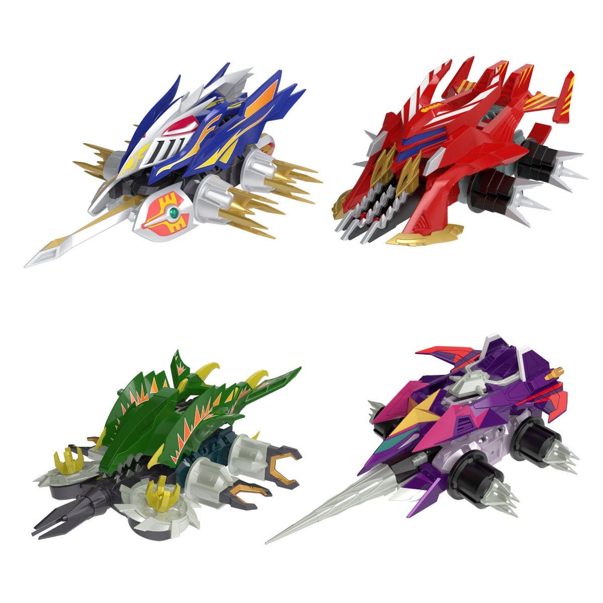 SHOKUGAN MODELING PROJECT - CRUSH GEAR 2 GARUDA PHOENIX SET W/O GUM SET OF 4