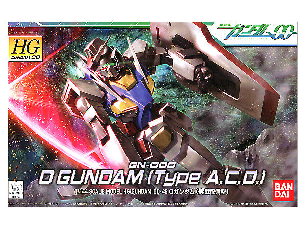 HG GUNDAM - 1/144 - O GUNDAM OPERATION MODE (TYPE A.C.D.)