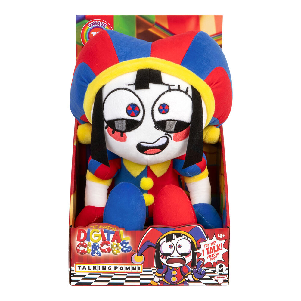 Amazing Digital Circus the Sound Effects Plush Talking Pomni Toy