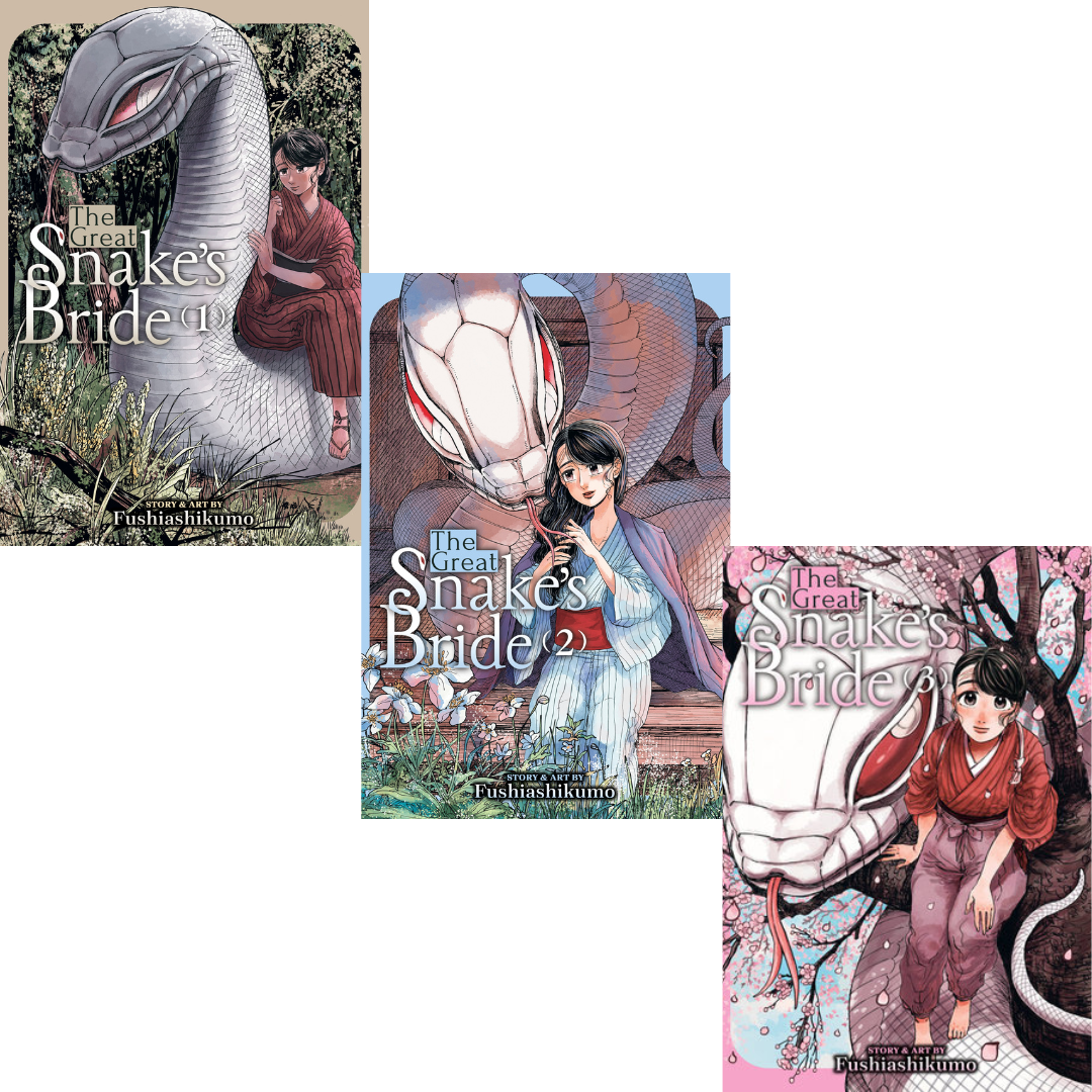 The Great Snake's Bride Vol 1-3 Manga Bundle
