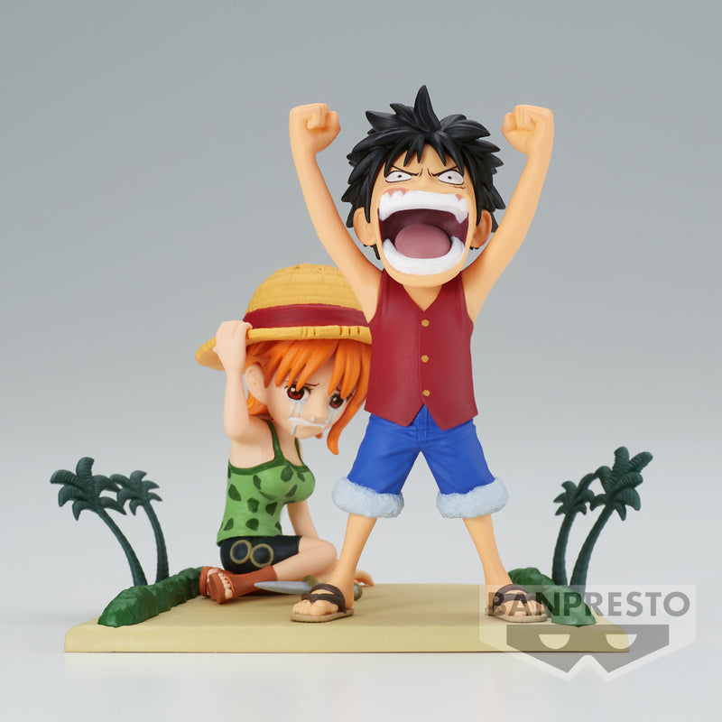 ONE PIECE - WORLD COLLECTABLE FIGURE LOG STORIES - MONKEY D. LUFFY & NAMI