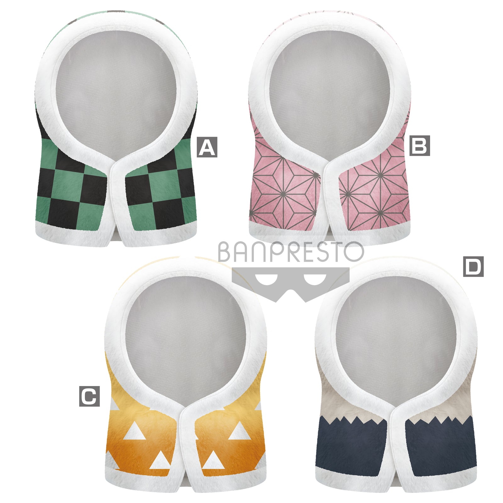 DEMON SLAYER: KIMETSU NO YAIBA MASCOT PLUSH DRESS UP PONCHO