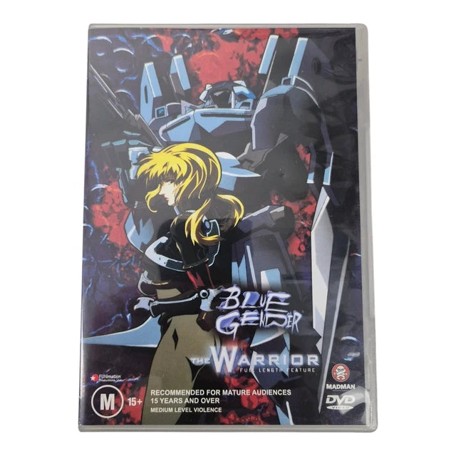 Blue Gender The Warrior (DVD, 2002) - New and Sealed