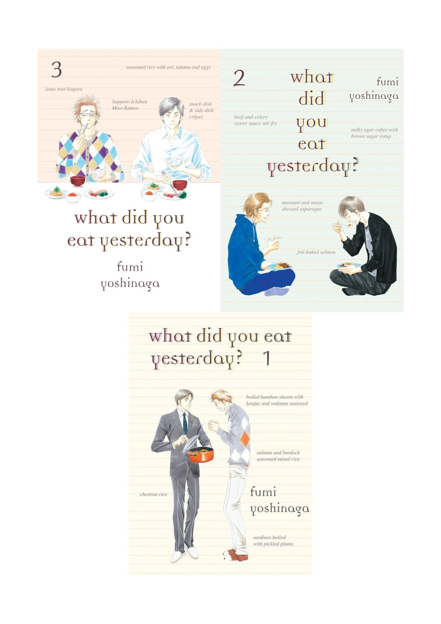What Did You Eat Yesterday? Vol. 1-3 Manga Bundle