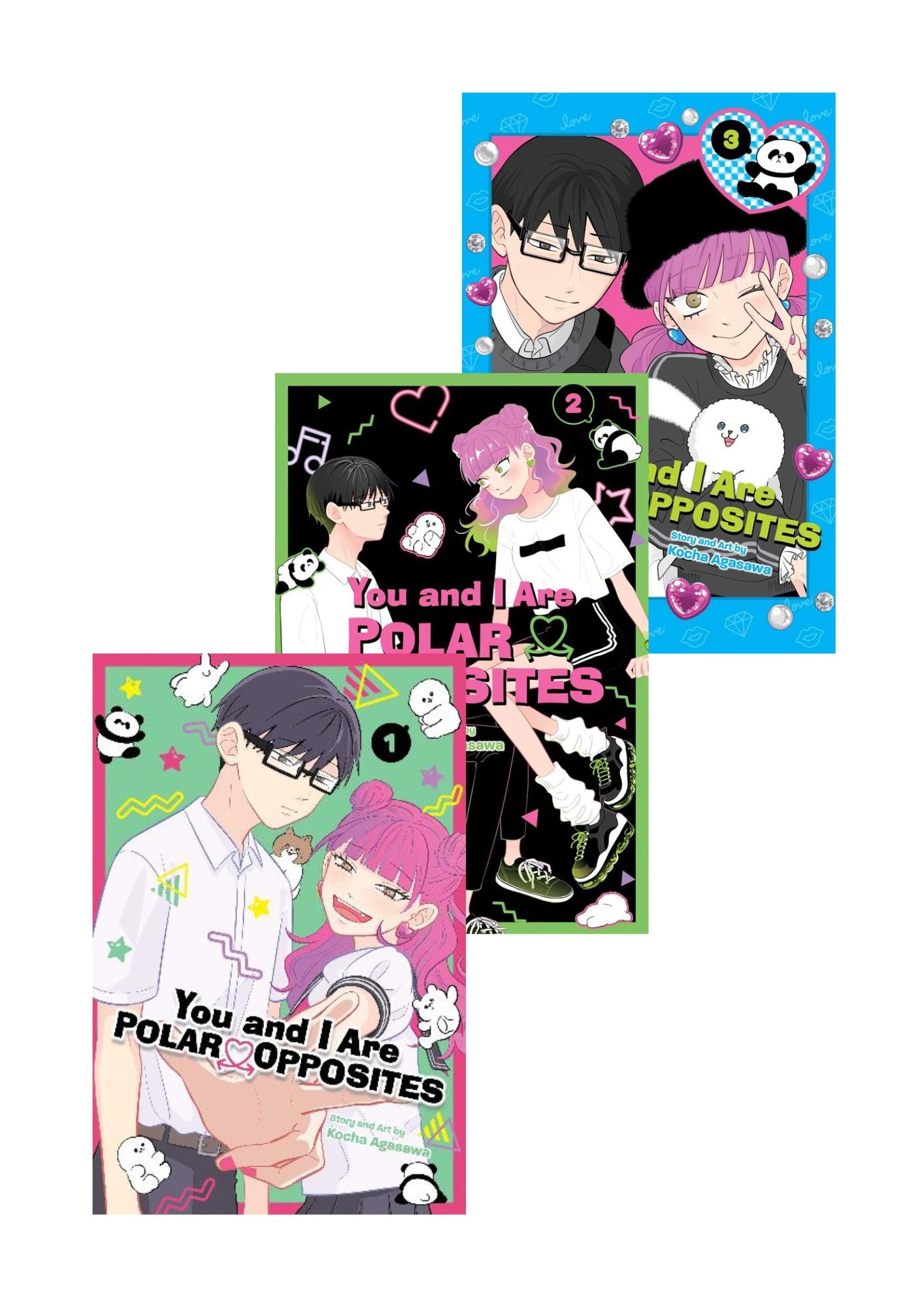 You and I Are Polar Opposites, Vol. 1-3 Manga Bundle