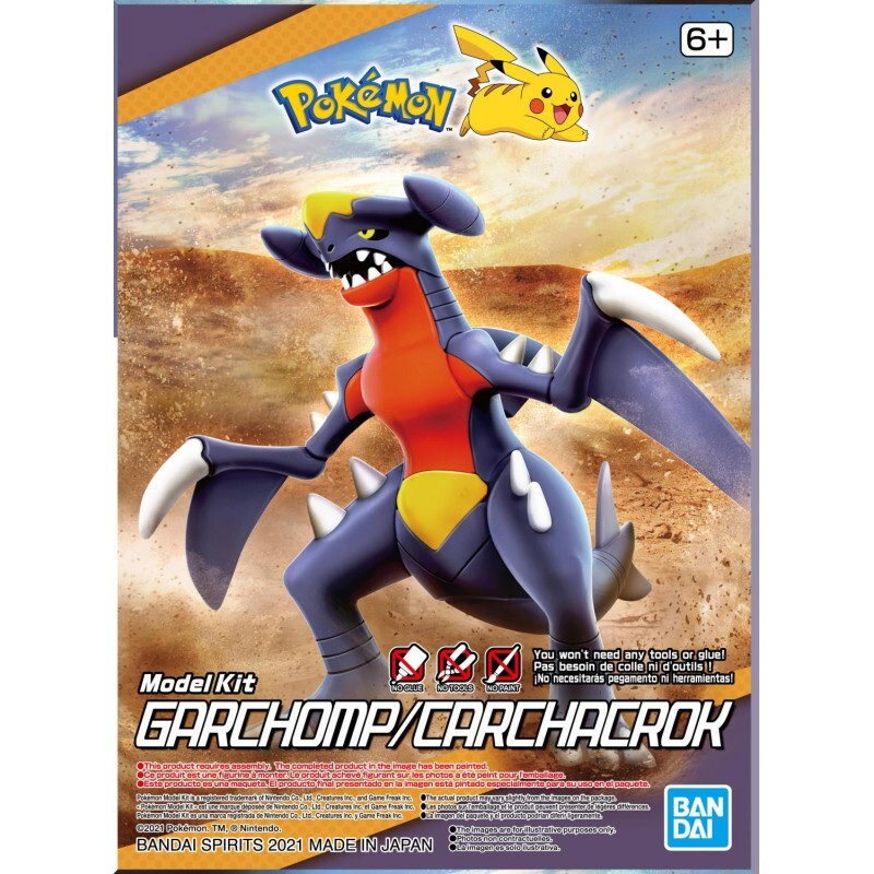 Bandai Pokemon Model Kits : Garchomp / Carchacrok