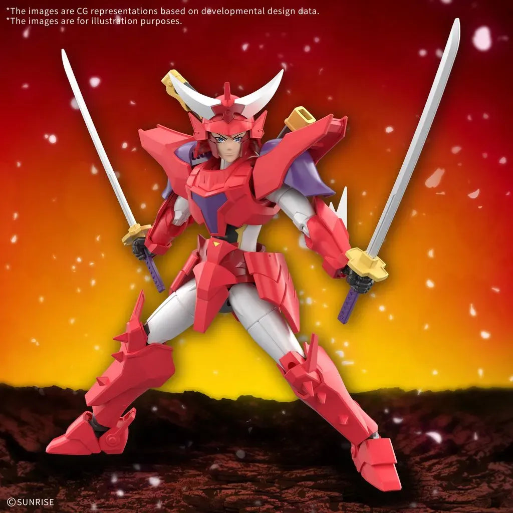 Bandai 30MF : Yoroi-Shinden Samurai Troopers ( Ronin Warriors ) Gai Of The Heat