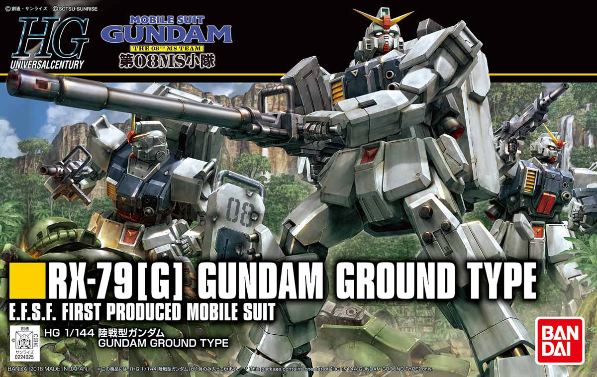 GUNDAM - HOBBY KIT HG 1/144 - GUNDAM GROUND TYPE