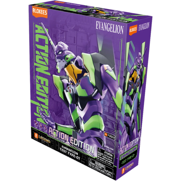 Blokees - Evangelion Test Type-01 Action Edition Articulated Model Kit