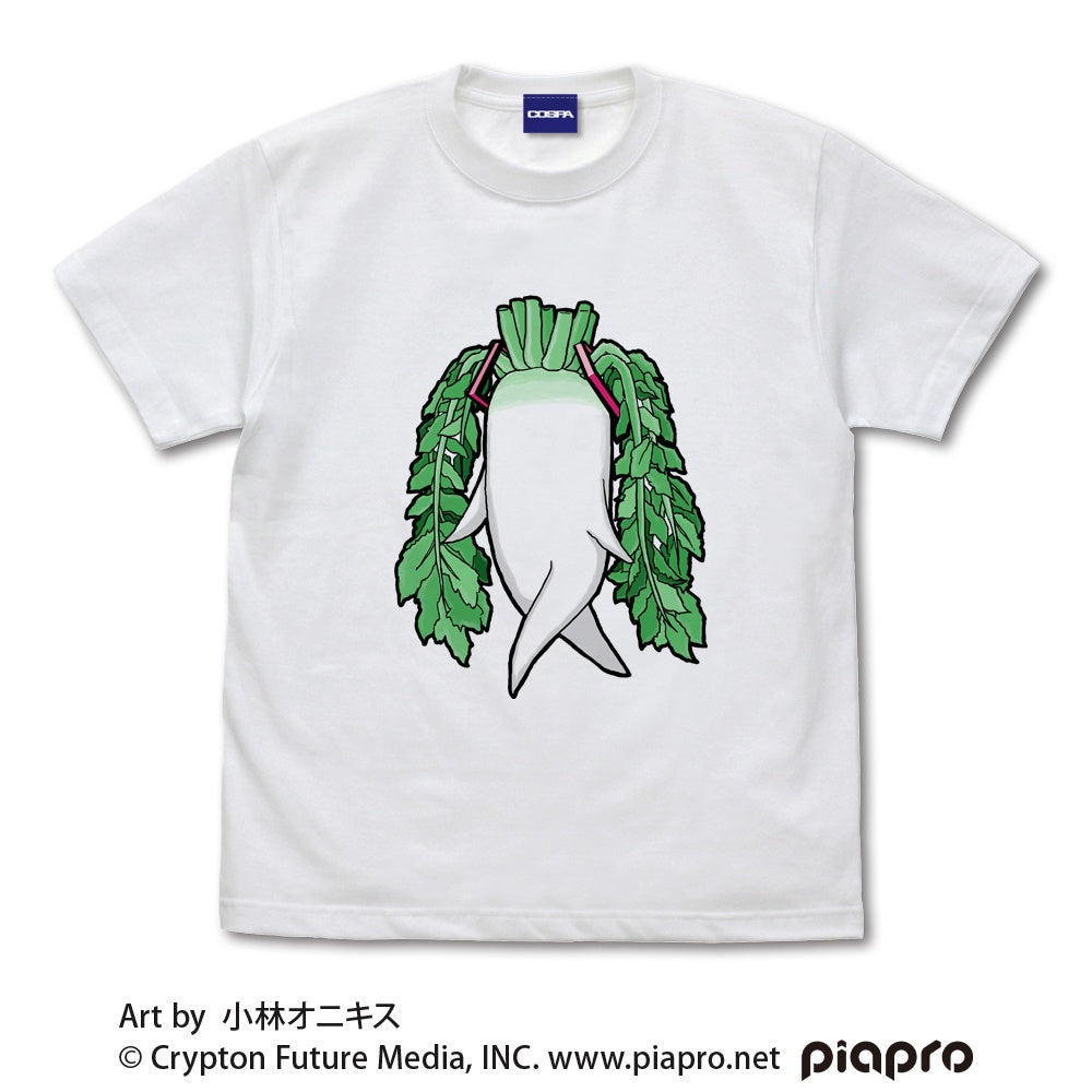 Hatsune (Root) Miku T-shirt Kobayashi Onyx Ver. WHITE Small