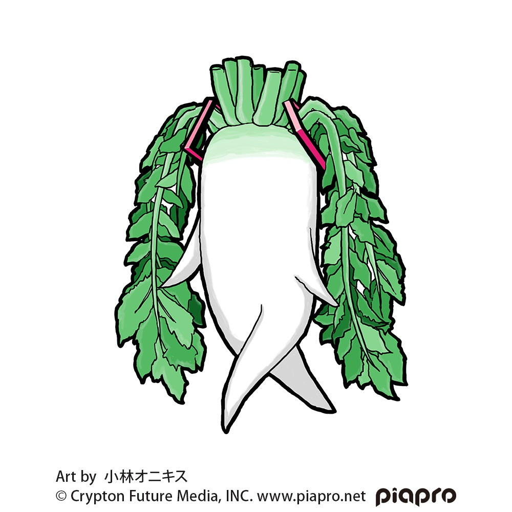 Hatsune (Root) Miku T-shirt Kobayashi Onyx Ver. WHITE Large