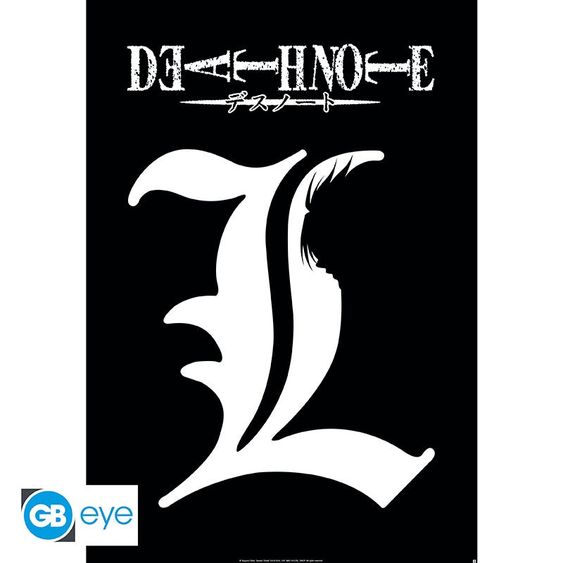 087 - DEATH NOTE Poster L Symbol