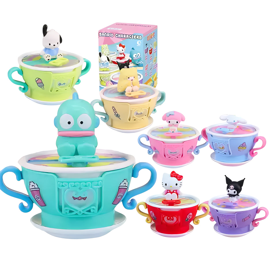 Sanrio Family Rotating Bumper Cup Tea Blind Box