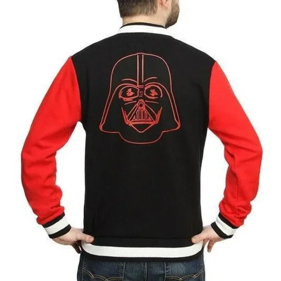 Star Wars Darth Vader Empire Fleece Bomber Jacket Varsity Style