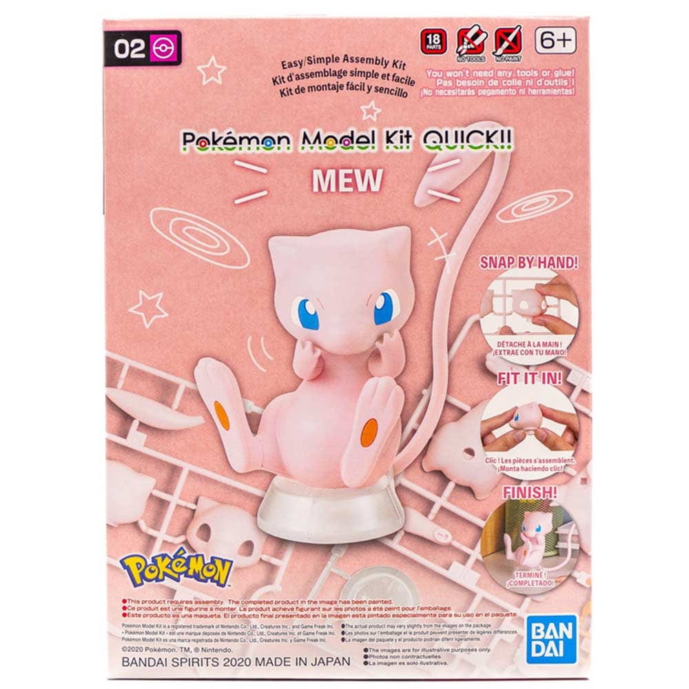 POKEMON - POKEMON MODEL KIT QUICK!! 02 - MEW