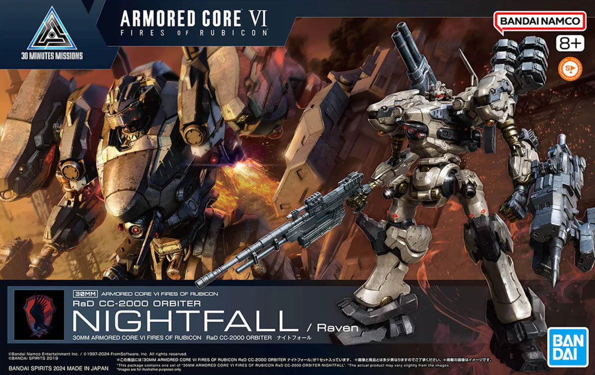 Bandai 30MM : Armored Core VI Fires Of Rubicon RaD CC-2000 Orbiter Nightfall