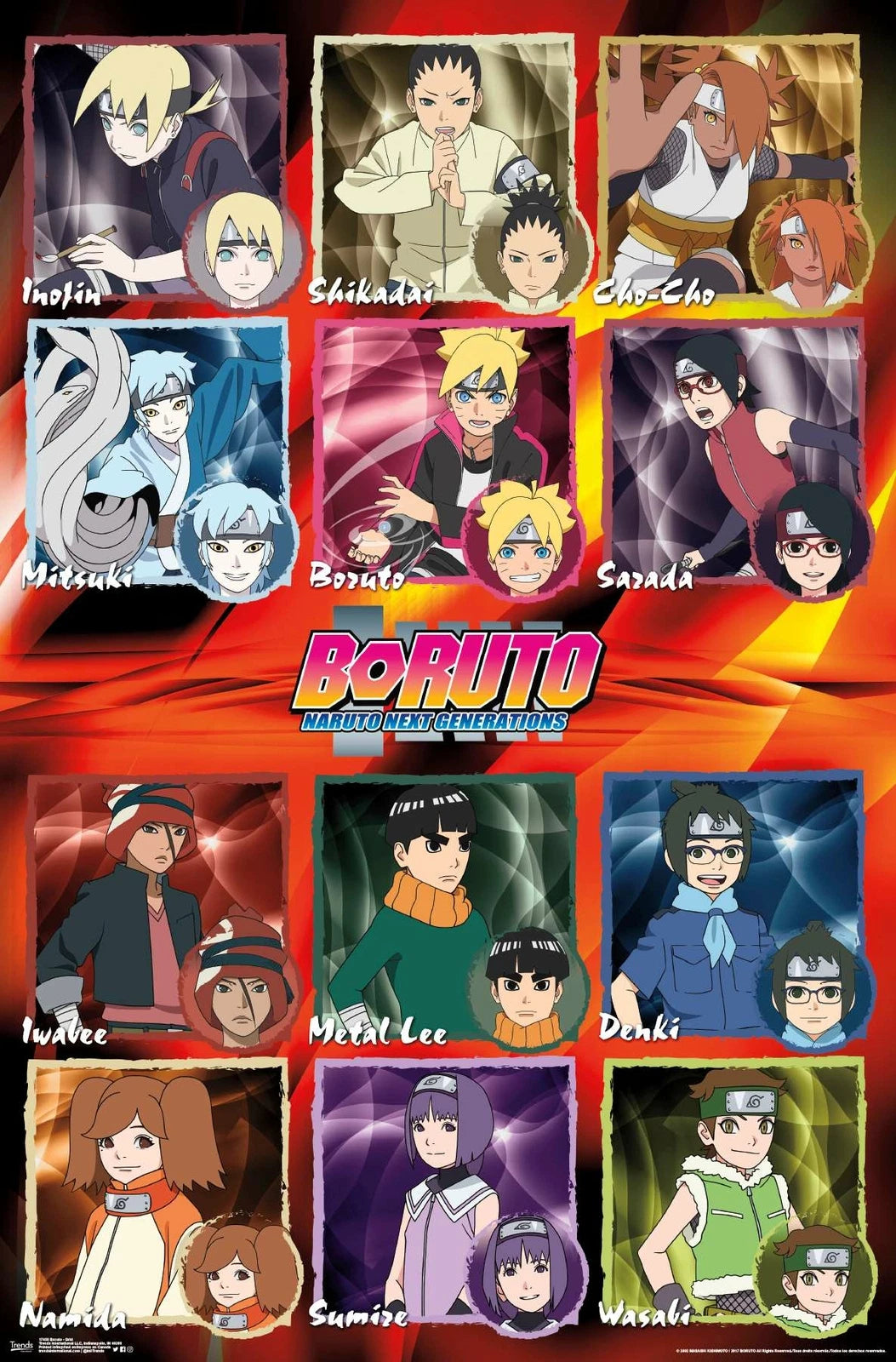 13 - Boruto Grid Poster