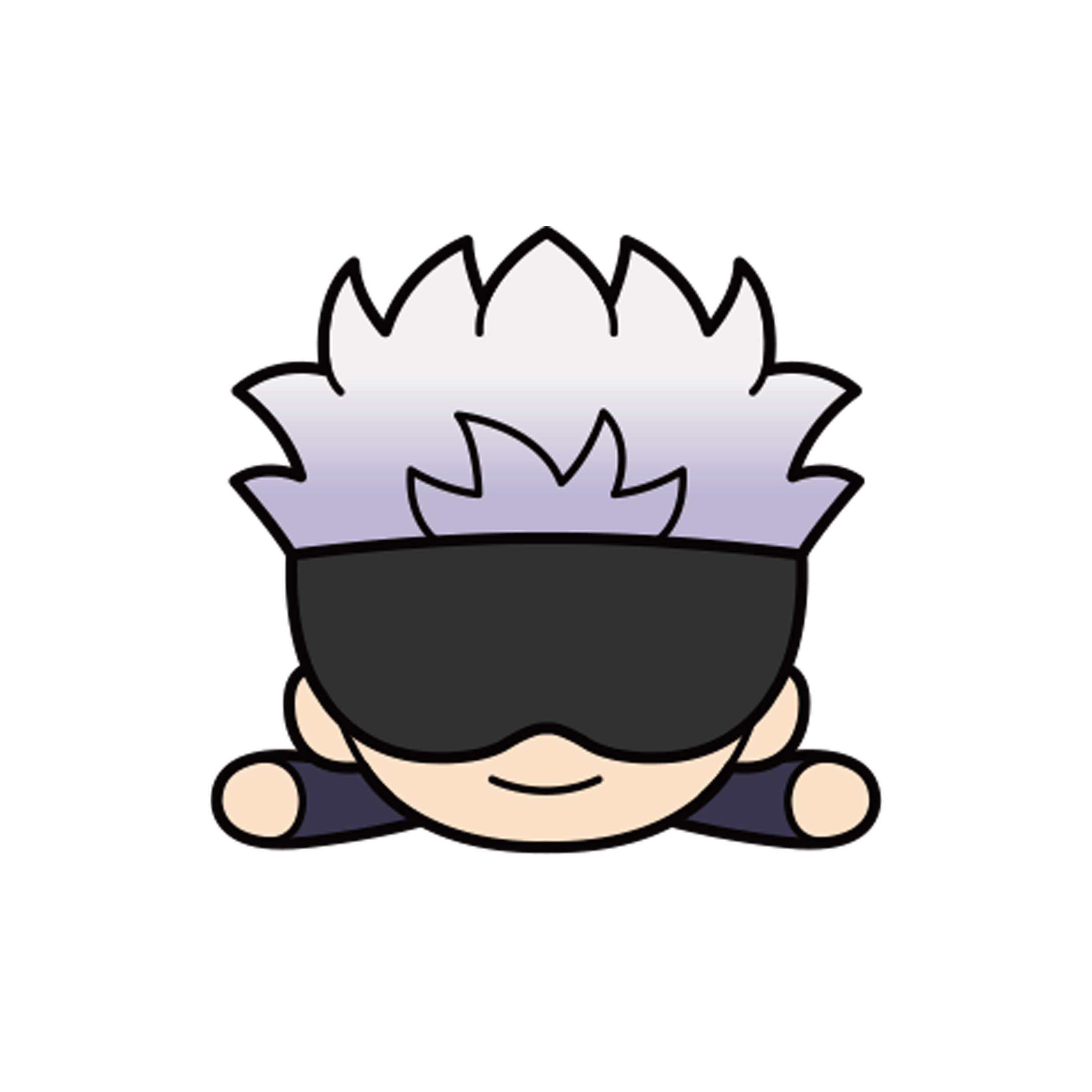 Jujutsu Kaisen: Lying Down Plush Toy Satoru Gojo (S)