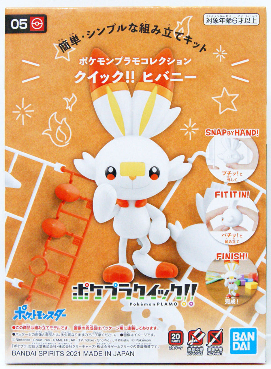 POKÉMON - POKÉMON MODEL KIT QUICK!! - 05 SCORBUNNY