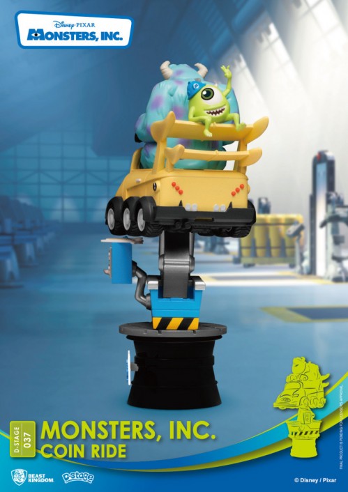 Beast Kingdom D Stage Monsters Inc Coin Ride Sulley and Mike
