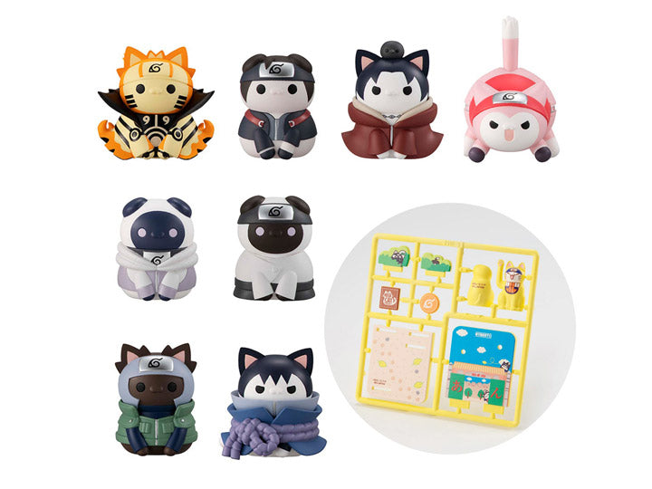 NYARUTO MEGA CAT PROJECT 8体セット Naruto Nyaruto! - Mega Cat Project - Fourth Great Ninja War - Box of 8