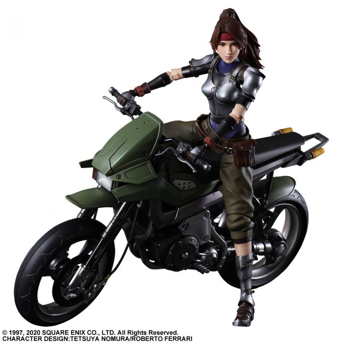 Final Fantasy VII - Jessie & Motorcycle Play Arts Action Figure