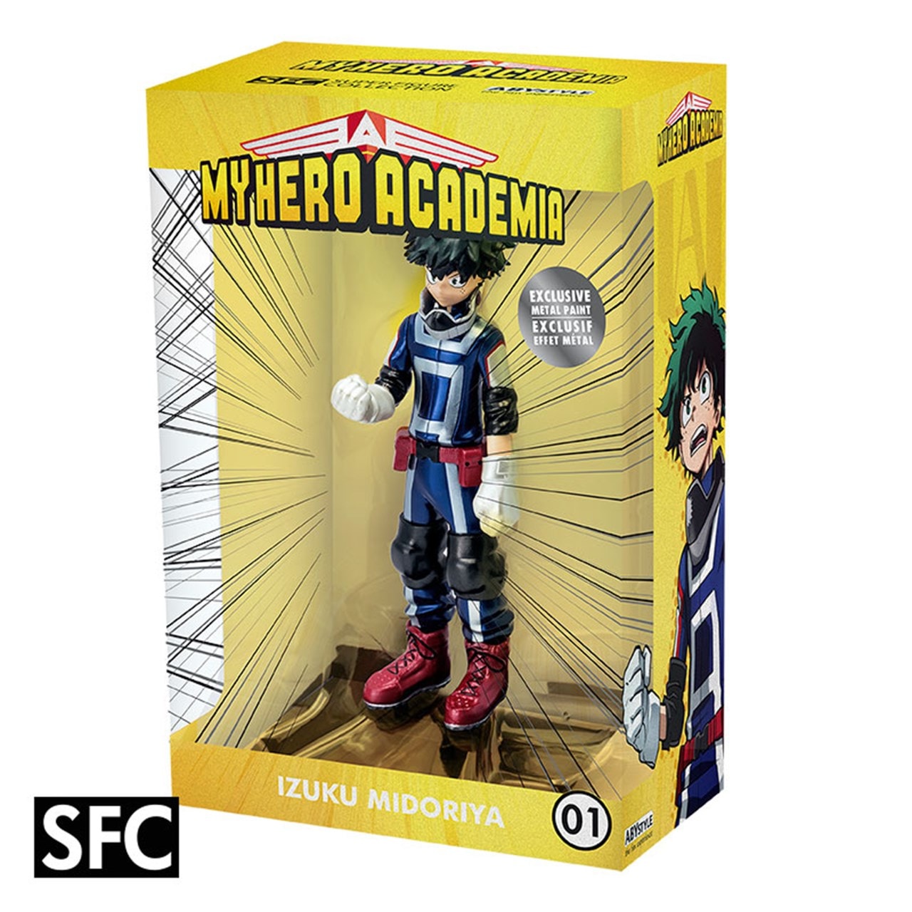 MY HERO ACADEMIA Figurine Izuku Midoriya Metal foil effect