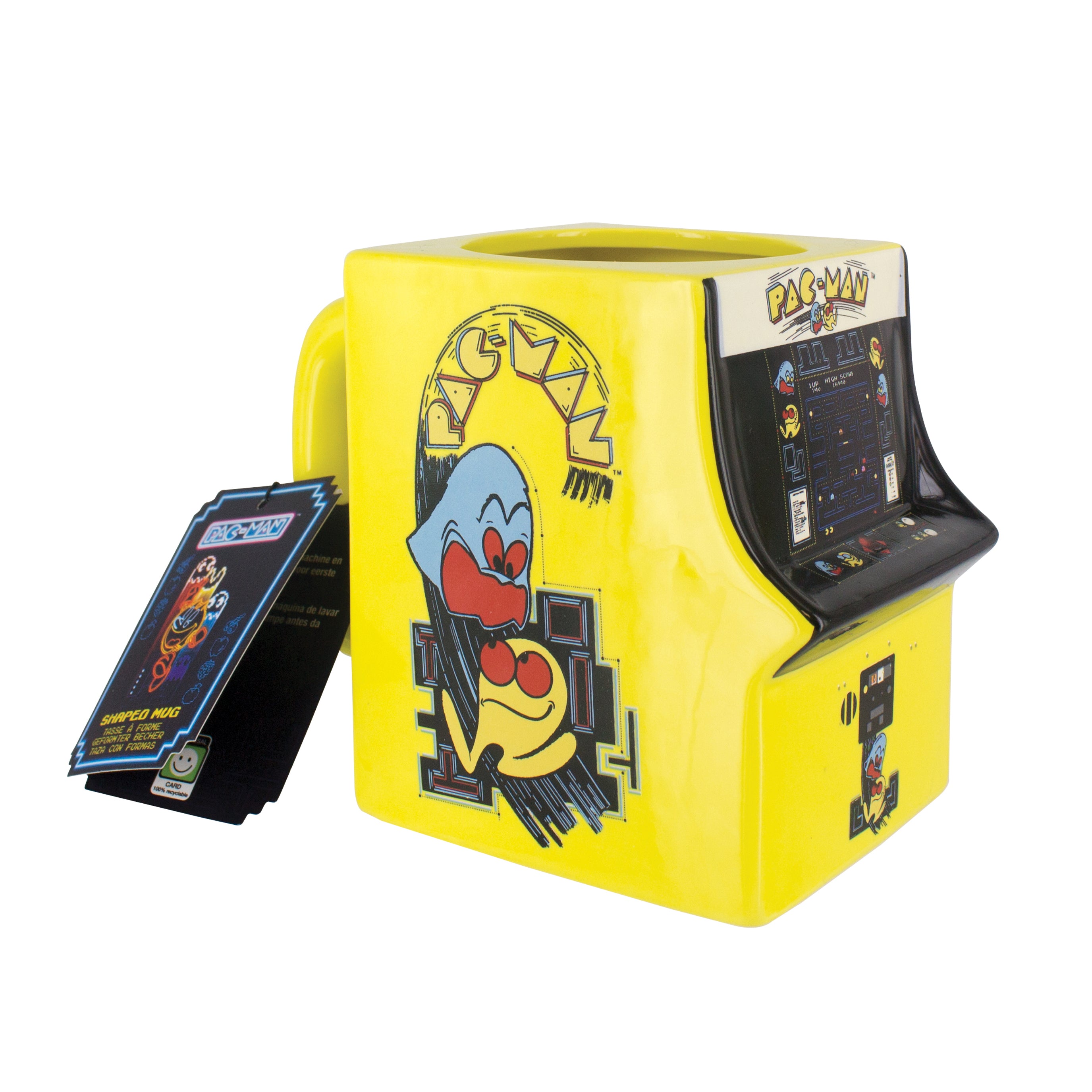 PAC MAN - SHAPED MUG