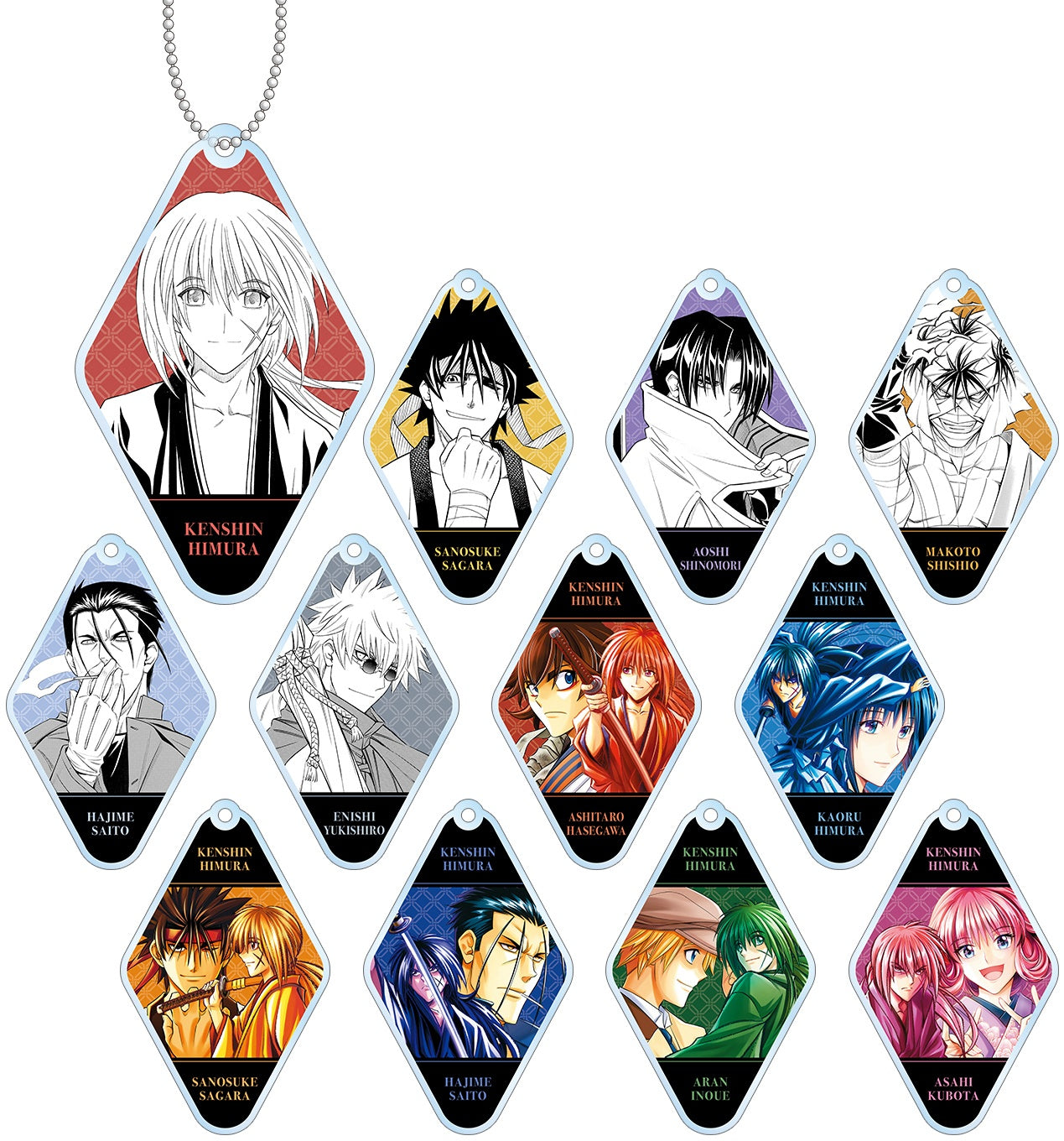 Rurouni Kenshin -Meiji Swordsman Romantic Story-: Trading Cover Illustration Acrylic Keychain