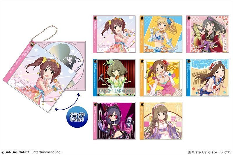 THE IDOLM@STER CINDERELLA GIRLS: SLIDE KEYCHAIN VOL.3