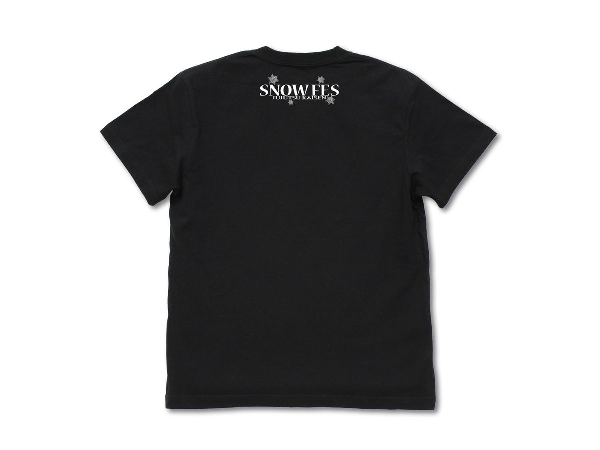 JUJUTSU KAISEN NEWLY DRAWN FUSHIGURO T-SHIRT SNOW FES VER. BLACK - LARGE