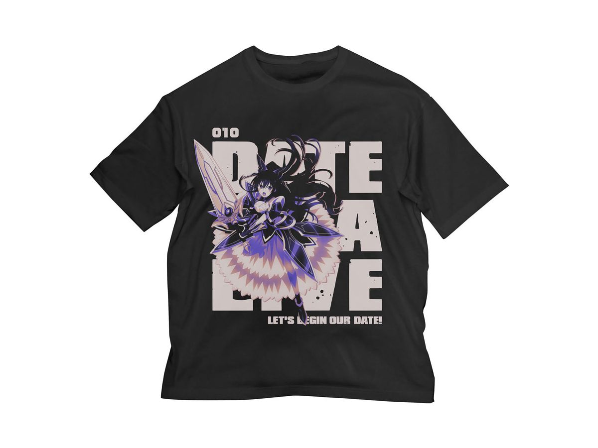 DATE A LIVE IV: TOKA YAGAMI BIG SILHOUETTE T-SHIRT BLACK - XL