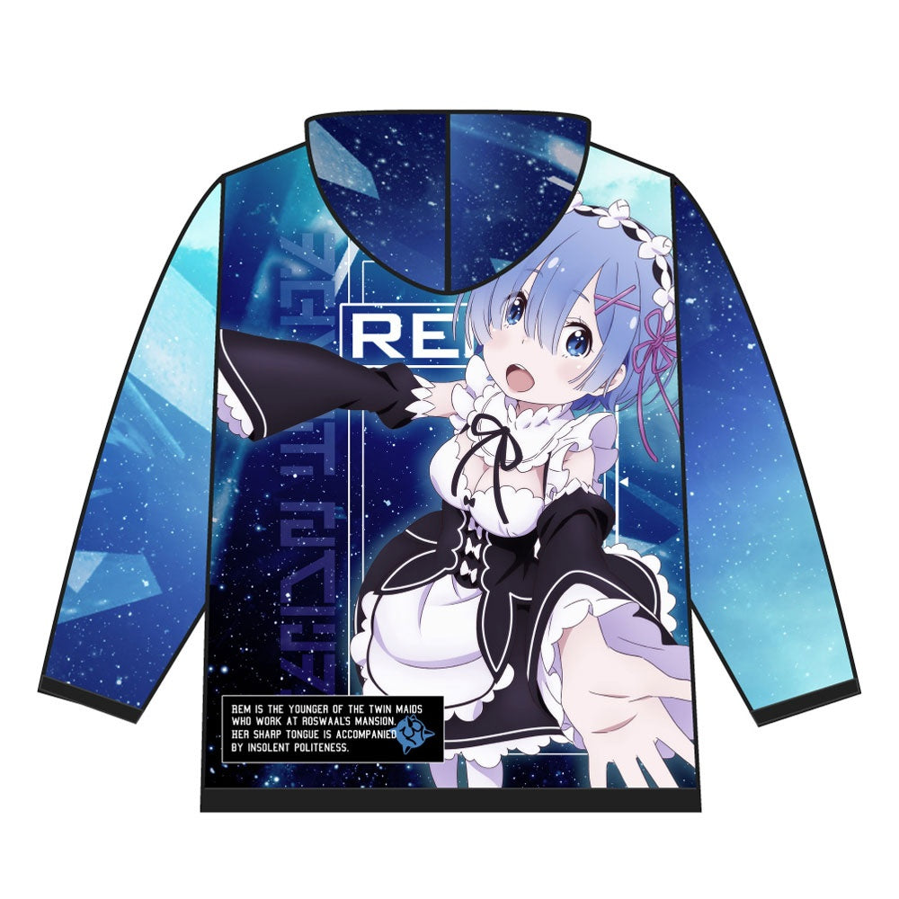 Re: Zero Starting Life in Another World: Rem Full Graphic Dry Parka - Medium