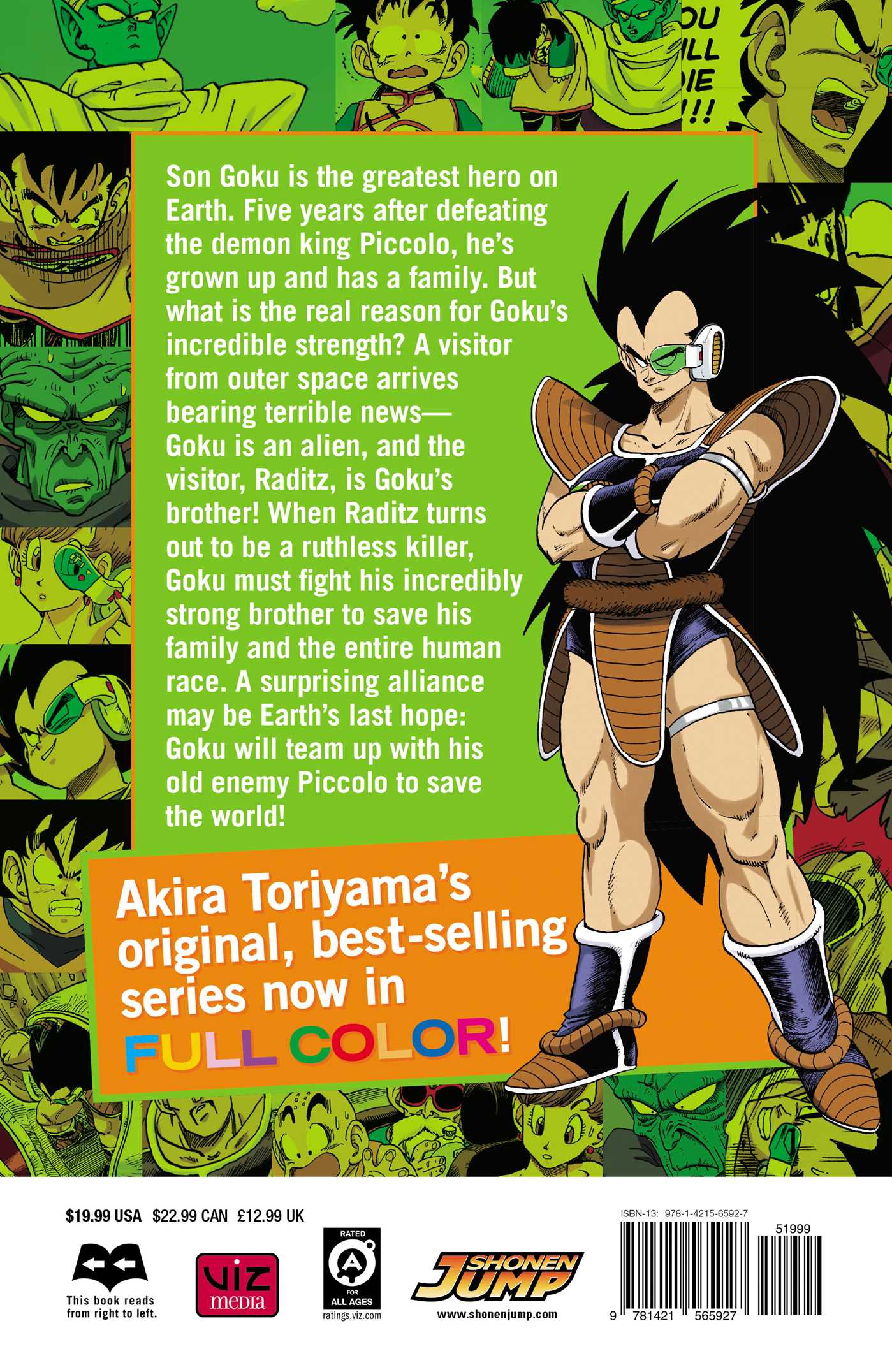 Dragon Ball Full Color Saiyan Arc, Vol. 1