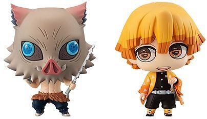 CHIMI MEGA BUDDY SERIES! DEMON SLAYER: ZENITSU AGATSUMA & INOSUKE HASHIBIRA SET