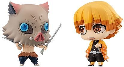CHIMI MEGA BUDDY SERIES! DEMON SLAYER: ZENITSU AGATSUMA & INOSUKE HASHIBIRA SET
