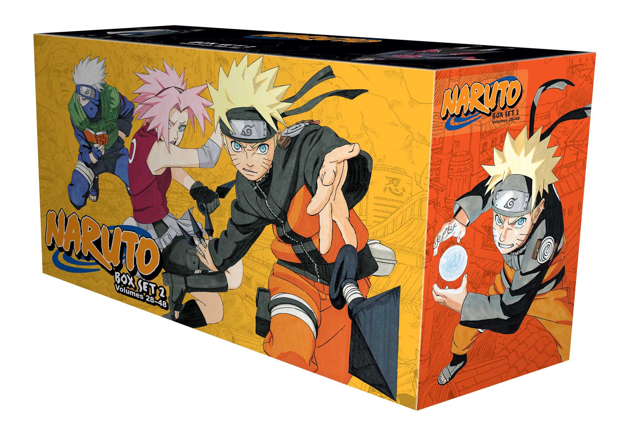 Naruto Box Set 2 (Volumes 28-48)