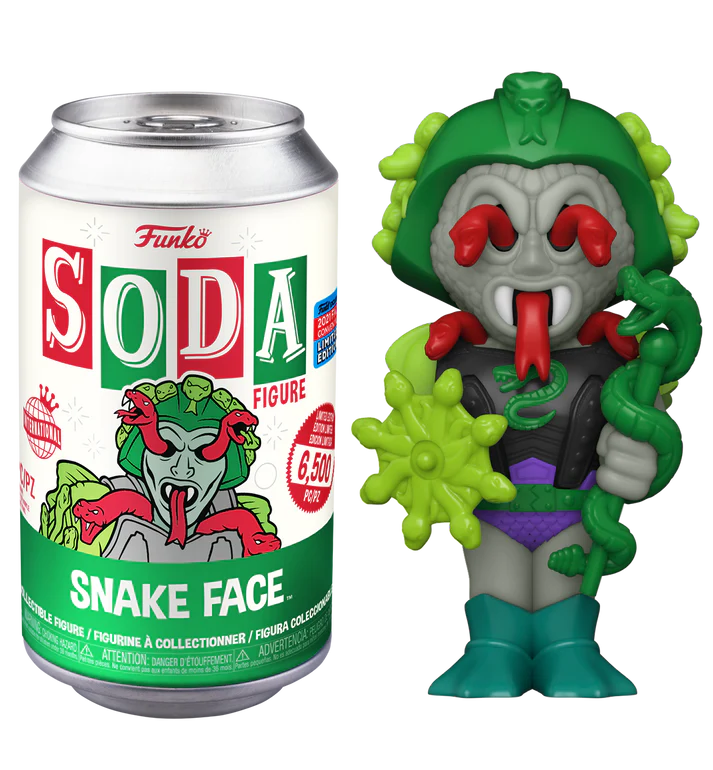 Masters of the Universe - Snake Face NYCC 2021 Fall Convention Exclusive Vinyl Soda