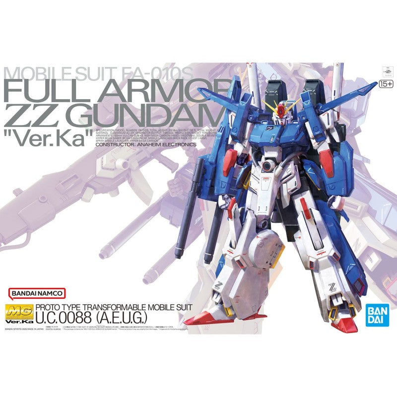 Bandai MG 1/00 : Full Armor ZZ  Gundam Ver.Ka
