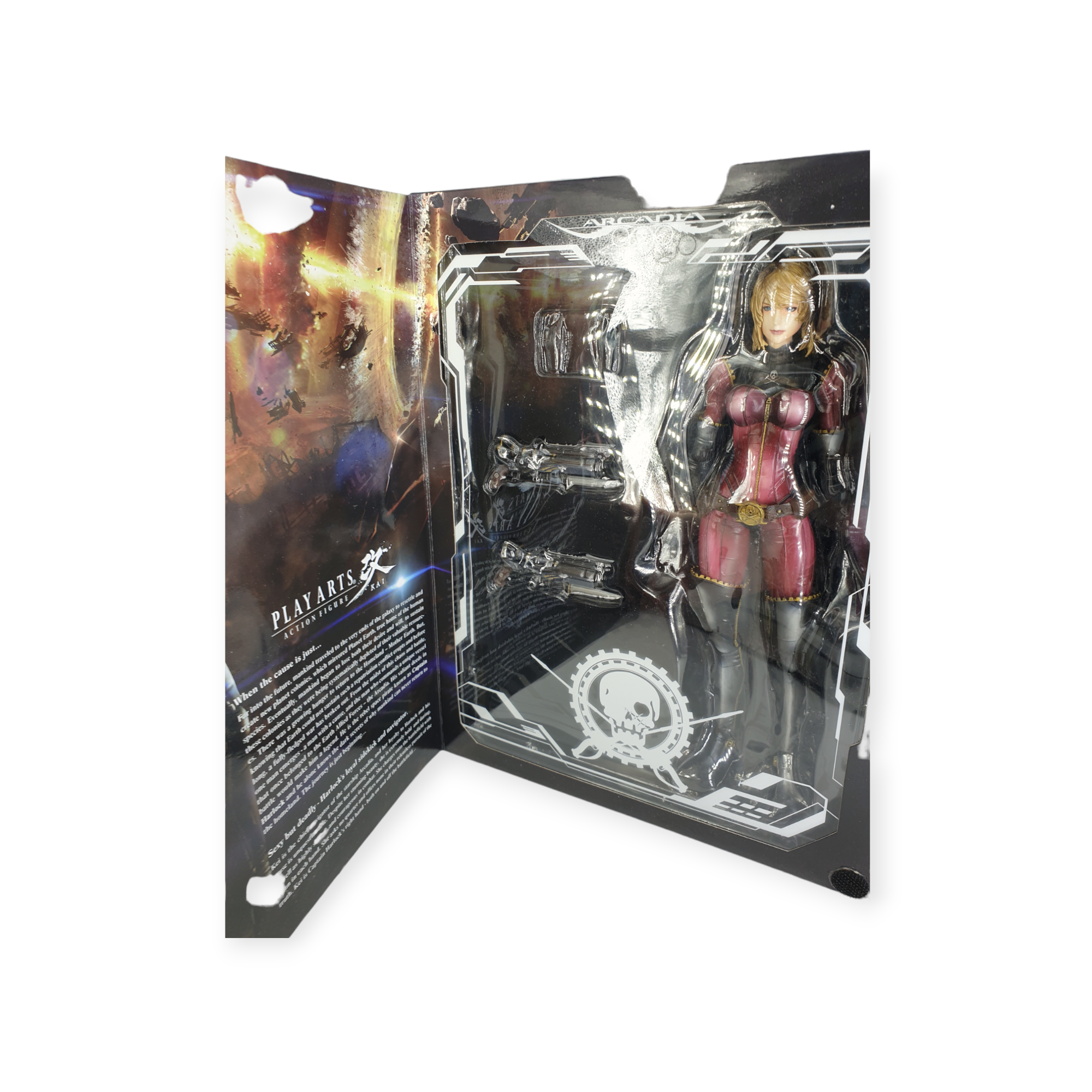 Space Pirate Captain Harlock - Play Arts Kai - Kei Yuki - (Second-hand)