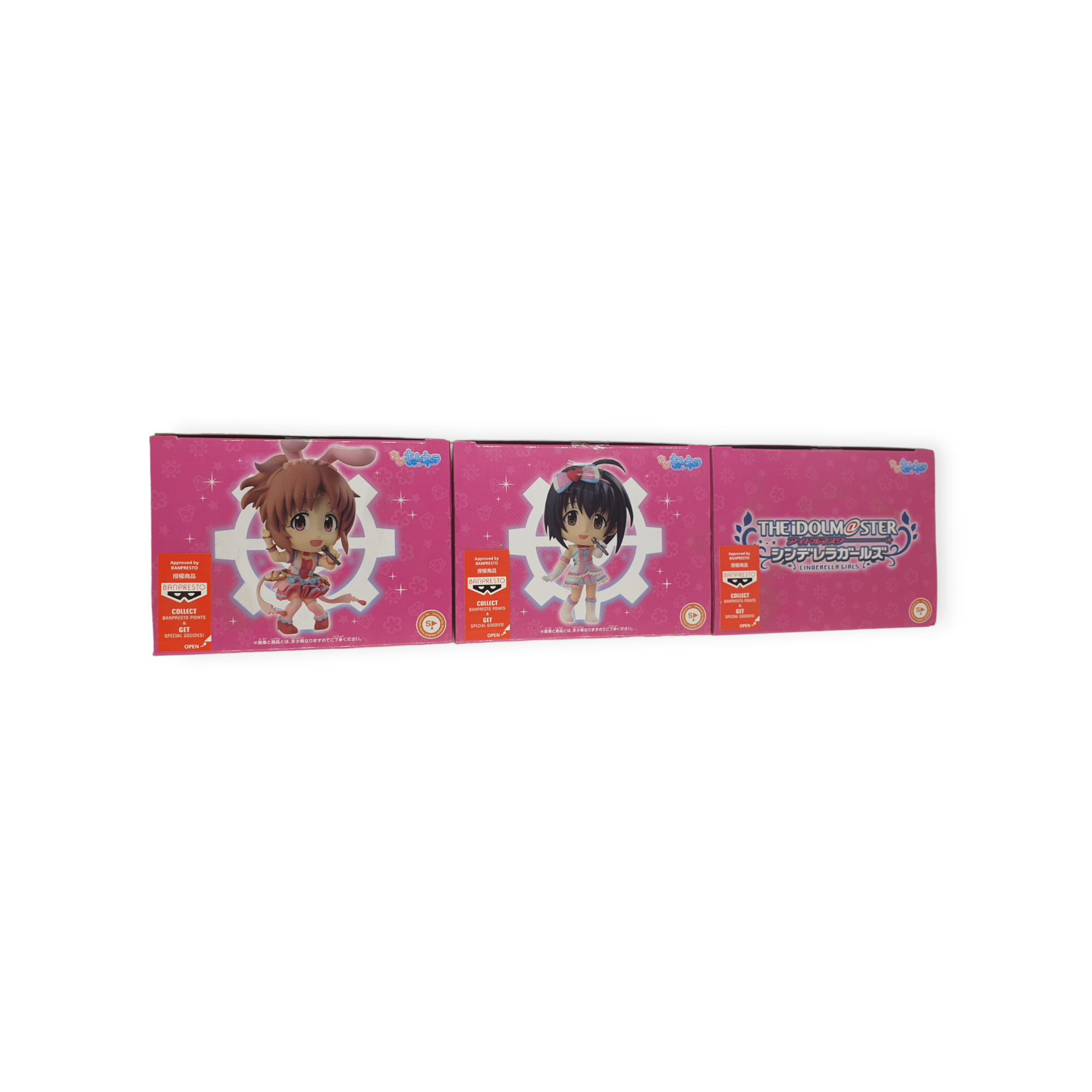 Chibi Kyun Chara "Idolmaster Cinderella Girls" Atashi Complete 3 Type Set - (Second-hand)