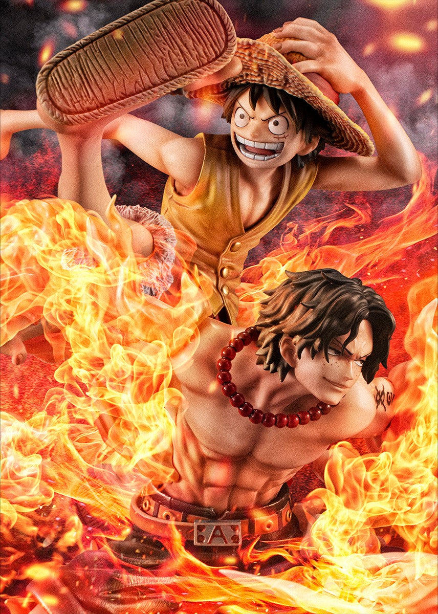ONE PIECE - PORTRAIT.OF.PIRATES NEO-MAXIMUM - LUFFY & ACE BOND BETWEEN BROTHERS (20TH LIMITED VER.) **Pre-Order**