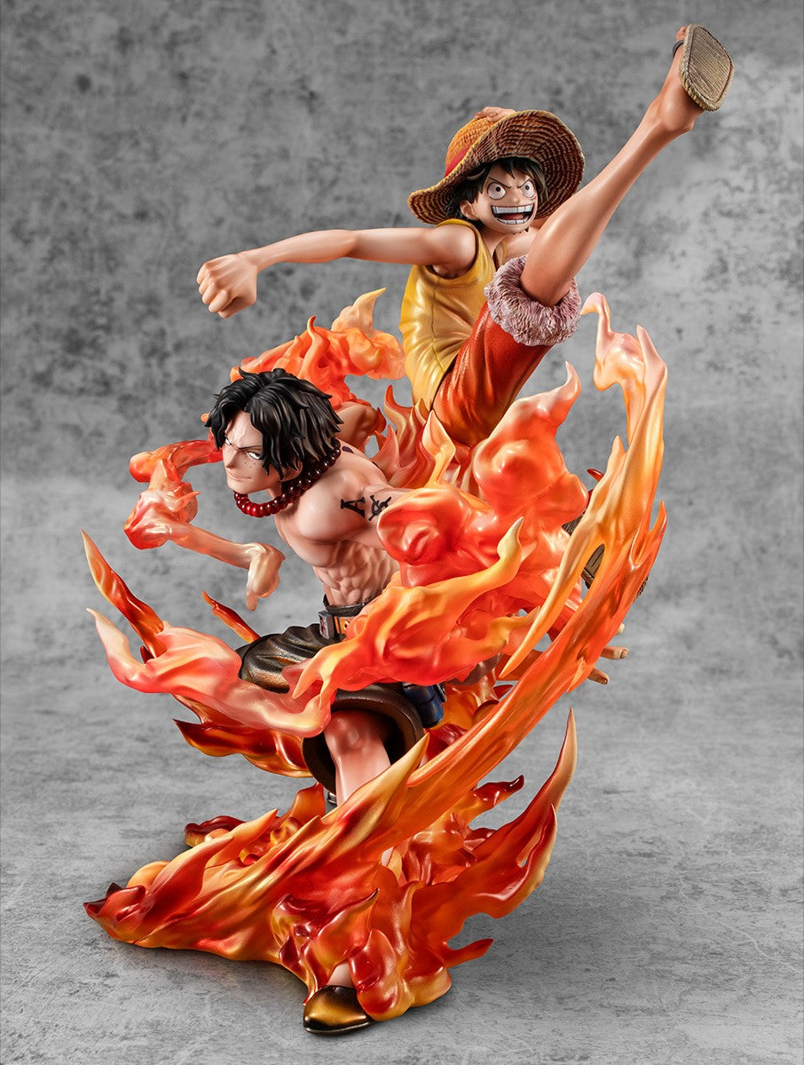 ONE PIECE - PORTRAIT.OF.PIRATES NEO-MAXIMUM - LUFFY & ACE BOND BETWEEN BROTHERS (20TH LIMITED VER.) **Pre-Order**