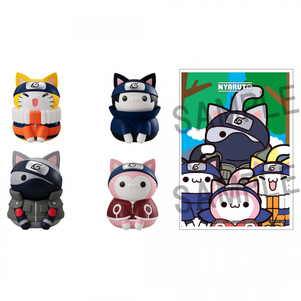 MEGA CAT PROJECT NARUTO: NYARUTO! SERIES REBOOT TEAM 7 SET [WITH GIFT]