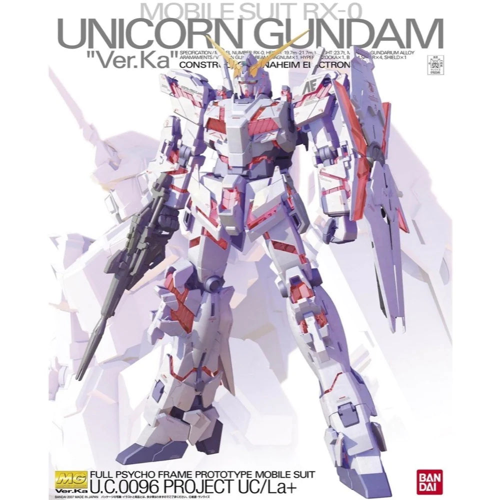 MG GUNDAM - 1/100 - UNICORN GUNDAM VER.KA