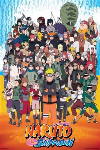 007 - Pokemon - Naruto Shippuden - Cast Poster