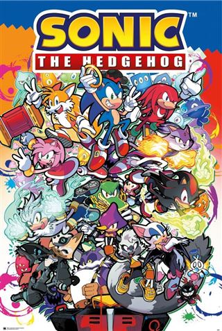 016 - Sonic The Hedgehog - Comic Characters Poster